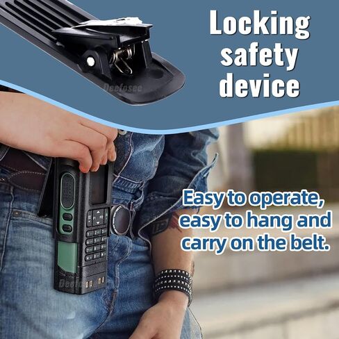 Baofeng DM32/UV32 Radio Holster ، Walkie Talkie Holder Holder Case UV-32 Belt Holder لـ DM32 UV32 in Saudi Arabia