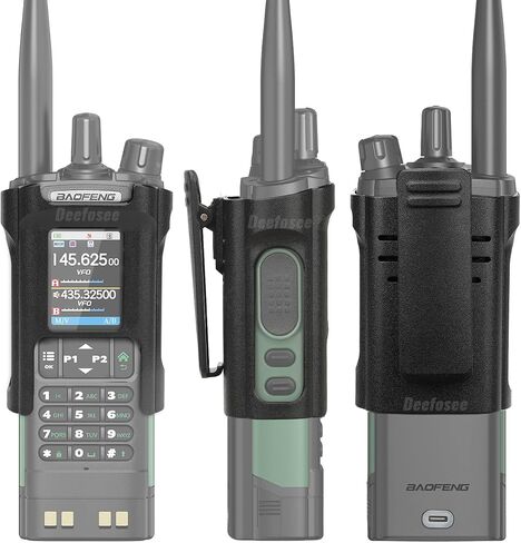 Baofeng DM32/UV32 Radio Holster ، Walkie Talkie Holder Holder Case UV-32 Belt Holder لـ DM32 UV32 in Saudi Arabia