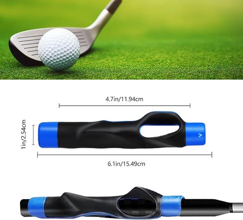Golf Grip Trainer ، Golf Club Grips ، Golf Training Aid ، Grip Trainer Golf للمساعدة في تدريب وضع اليد الصحيح (الأزرق) in Saudi Arabia