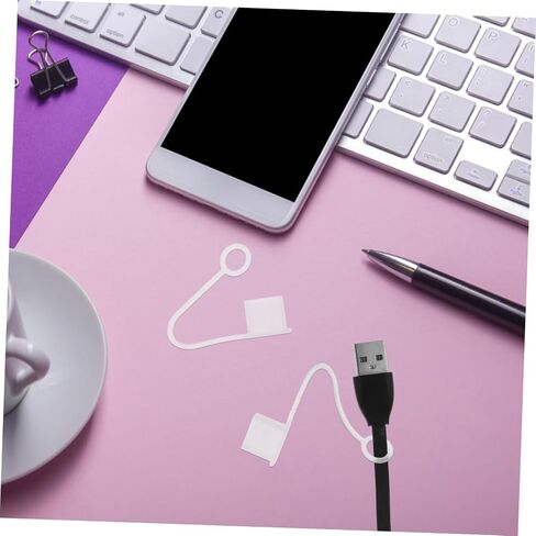 Housoutil 30pcs Cap Cap Cap Gust Protector Cable Cable Coplroof USB Cover USBC Cover Cover Laptop Gust Silicone Pluge Soft Micro in Kuwait
