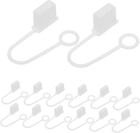 30pcs كابل شحن USB Cover Cover USB غبار الغبار الناعم غطاء الحماية من الغبار in Kuwait