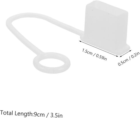 30pcs كابل شحن USB Cover Cover USB غبار الغبار الناعم غطاء الحماية من الغبار in Kuwait