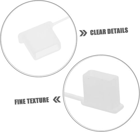 30pcs كابل شحن USB Cover Cover USB غبار الغبار الناعم غطاء الحماية من الغبار in Kuwait