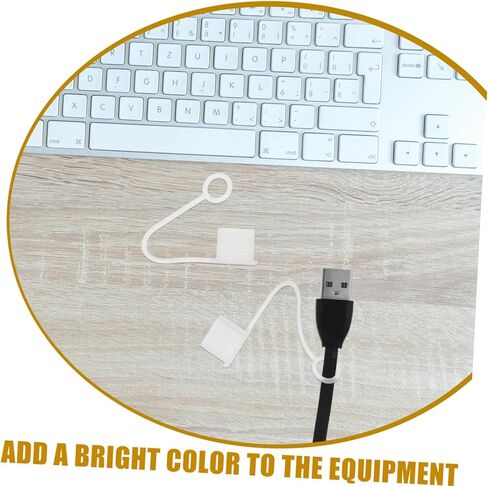 30pcs كابل شحن USB Cover Cover USB غبار الغبار الناعم غطاء الحماية من الغبار in Kuwait