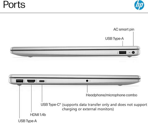 HP 15.6 "كمبيوتر الكمبيوتر المحمول HP على شاشة تعمل باللمس للأعمال المنزلية والطالب ، 32 جيجا بايت DDR4 RAM ، 1TB PCIE SSD ، 13th Gen Intel 6-Core (Beat I5-1155G7) ، WiFi 6 ، Bluetooth 5.3 ، Copilot Key ، Windows 11 Pro ، USB Hub ، in Saudi Arabia