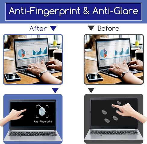 2-Pack Blocking Blue Light Screen Protector for 2025 HP OmniBook X Flip x360 14" 2-in-1 Touchscreen Laptop Screen Protector (14-fk/fm0000), Anti Blue Light Glare and Anti Fingerprint (Matte) Shield in Saudi Arabia