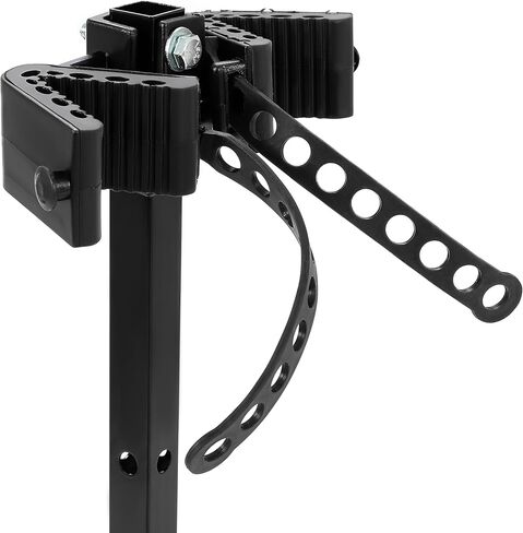 ECOTRIC Universal Adjustable Gun Rack Holder Compatible with Polaris Ranger RZR General Can-Am Defender Pioneer Maverick Kawasaki Mule Teryx Kubota Golf Cart Gun Vertical Floor Mount Truck UTV Steel in Saudi Arabia