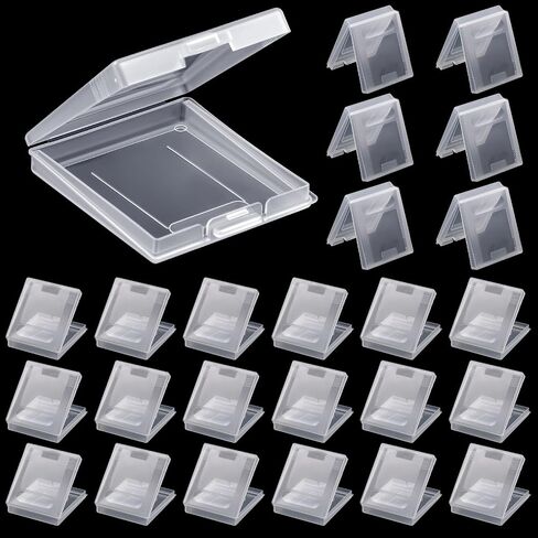 Reallnaive 50 Pcs Transparent Cartridge Game Case Box Anti Dust Advance Game Case Cover with Big Storage Box Compatible with GBA DS 3DS DSI Nintendo Party Favors Gifts in Saudi Arabia