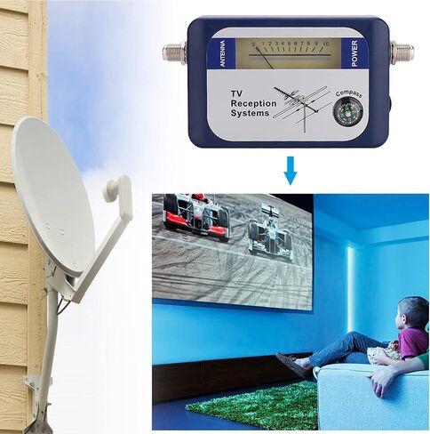 مقياس قوة إشارة هوائي Diooche التلفزيوني ، مكتشف SANDER SANDER SANDER MINI Finder Digital Aerial TV Aerial Aerial Aerial Aerial Aerial TV Antenna Condection Detector in Saudi Arabia