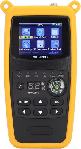 2.1 بوصة شاشة TFT شاشة Digital Satellitesign Meter مع مصباح يدوي للأنظمة للأنظمة Finder للتنقل الفلكي للمراقبة (قابس الولايات المتحدة) in Saudi Arabia