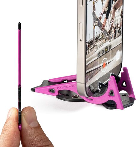 GEOMETRICAL Pocket Tripod PROv2 - Card-Size Stand, for iPhone, Alien Blue Universal Kit in Saudi Arabia