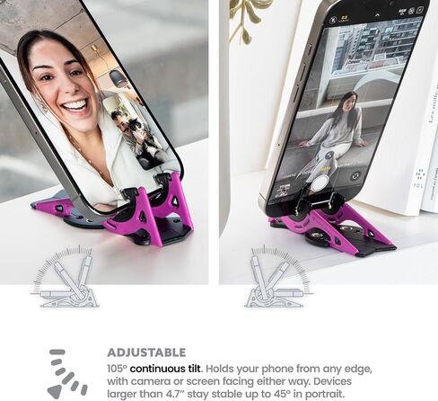GEOMETRICAL Pocket Tripod PROv2 - Card-Size Stand, for iPhone, Alien Blue Universal Kit in Saudi Arabia