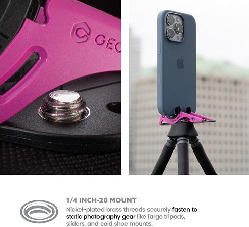 GEOMETRICAL Pocket Tripod PROv2 - Card-Size Stand, for iPhone, Alien Blue Universal Kit in Saudi Arabia