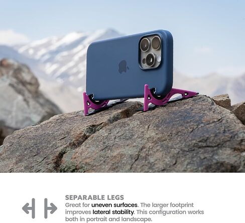 GEOMETRICAL Pocket Tripod PROv2 - Card-Size Stand, for iPhone, Alien Blue Universal Kit in Saudi Arabia