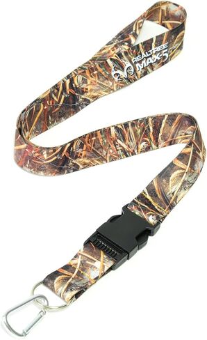Realtree Max-5 Camo Neck Lanyard للاتصال باللعبة ، المفاتيح ، مكتشف المدى in Kuwait