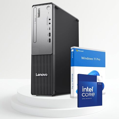 Lenovo ThinkCentre neo 50s Gen 5 Business Desktop Computer, Intel Core i5-14400, Wi-Fi 6,Bluetooth 5.3,Small Form Factor,Win 11 Pro,Black (16GB RAM | 512GB SSD) in Saudi Arabia