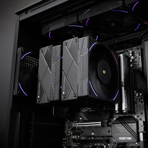 Thermalright Phantom Spirit 120 Evo CPU Air Cooler ، 7 × 6 مم أنابيب حرارة ، مروحة مزدوجة 2150 دورة في الدقيقة ، لـ AMD AM4 AM5/Intel 1700/1150/1151/1200/17xx/2011/1851 in Saudi Arabia