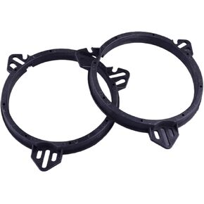 2pcs 6.5 بوصة مكبر الصوت الخلفي للسيارة محول حلقات الفواصل حامل قوس ABS أسود مناسبة ل subaru fit for impreza for forester wrx in Kuwait