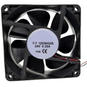 YY12038H24S Fan 12CM for 24V 0.25A 12038 120X120X38MM 2-Wire Cooling Fan in Saudi Arabia