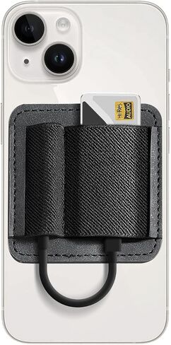 SHANLING Magnetic Leather DAC Case K2, Strong Magnet, DAC Pocket, Powerful Suction, Android Cell Phone Back Clip, DAC Accessories - Black（Compatible with UA2-UA7 UA3 UA4 UA6 UA7 Full Series & More） in Kuwait