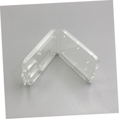 20pcs واضحة شفافة PP PP Plastic Card Card Case Resorage و T Flash Cards محمولة التصميم المتين in Saudi Arabia