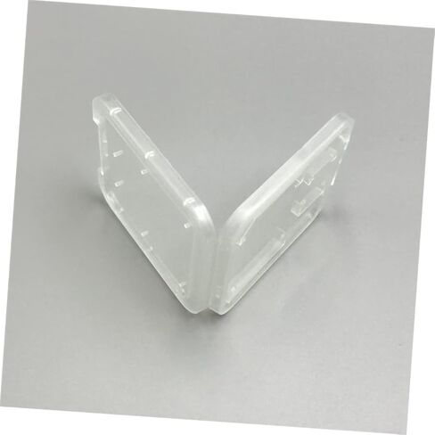 20pcs واضحة شفافة PP PP Plastic Card Card Case Resorage و T Flash Cards محمولة التصميم المتين in Saudi Arabia