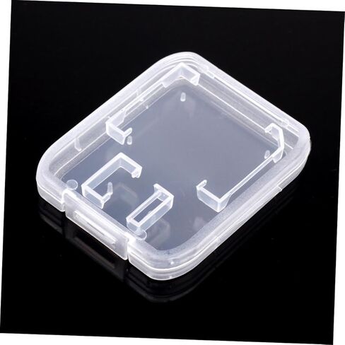 20pcs واضحة شفافة PP PP Plastic Card Card Case Resorage و T Flash Cards محمولة التصميم المتين in Saudi Arabia