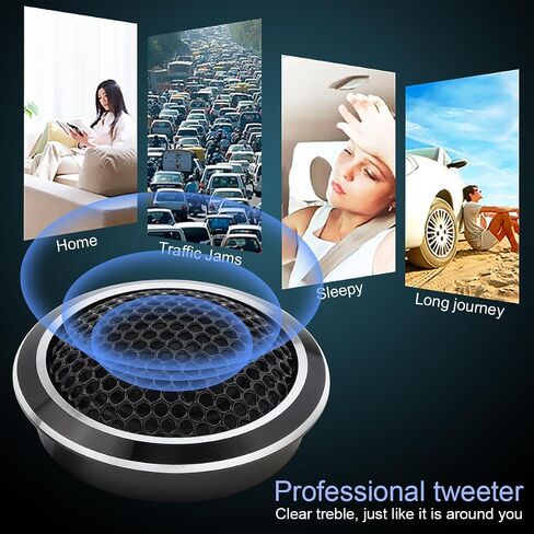 Silk Dome Tweeters, 2pcs 150W YH-A8 High Efficiency Mini Dome Tweeter Speakers for Car Audio System in Saudi Arabia