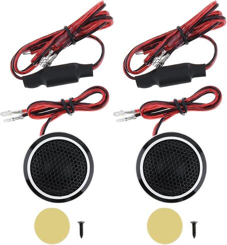 Silk Dome Tweeters, 2pcs 150W YH-A8 High Efficiency Mini Dome Tweeter Speakers for Car Audio System in Saudi Arabia