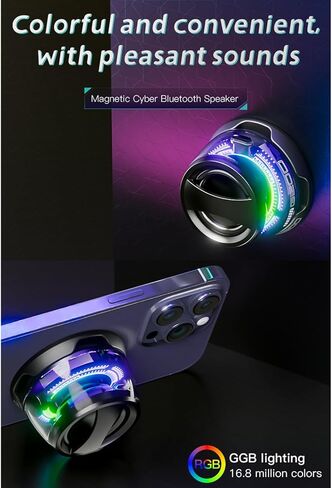 مكبرات صوت بلوتوث المحمولة اللاسلكية ، مكبر صوت دش مقاوم للماء G200 Pro مع Bluetooth 5.4 ، حامل الهاتف المغناطيسي ، مكبرات الصوت في الهواء الطلق مصغرة مع ضوء RGB للمنزل/السفر/الحمام الأسود in Saudi Arabia
