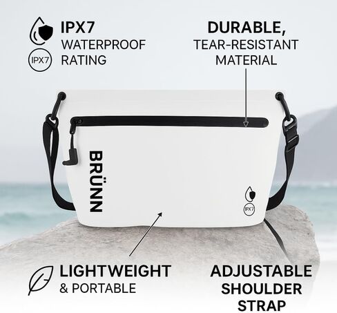BRÜNN Waterproof Dry Pouch | IPX7 Floating Dry Bag with Zipper Pocket – Durable, Lightweight, Leak-Proof Gear in Saudi Arabia