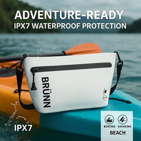 BRÜNN Waterproof Dry Pouch | IPX7 Floating Dry Bag with Zipper Pocket – Durable, Lightweight, Leak-Proof Gear in Saudi Arabia