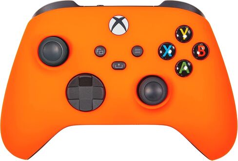 Xbox One Series X S Custom Soft Touch Controller - Fo Soft Touch Feel ، Grip المضافة ، اللون البرتقالي النيون - متوافق مع Xbox One ، Series X ، Series S. in Kuwait
