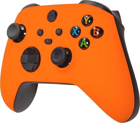 Xbox One Series X S Custom Soft Touch Controller - Fo Soft Touch Feel ، Grip المضافة ، اللون البرتقالي النيون - متوافق مع Xbox One ، Series X ، Series S. in Kuwait
