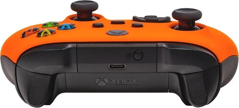 Xbox One Series X S Custom Soft Touch Controller - Fo Soft Touch Feel ، Grip المضافة ، اللون البرتقالي النيون - متوافق مع Xbox One ، Series X ، Series S. in Kuwait