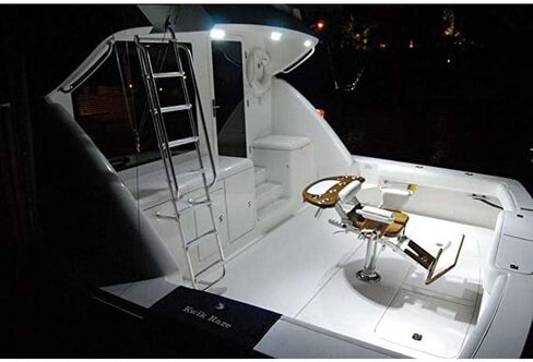 Lumitec Caprera2 LED الموزعة والأضواء الكاشفة على سطح السفينة، حامل قوس، لون مزدوج in Saudi Arabia