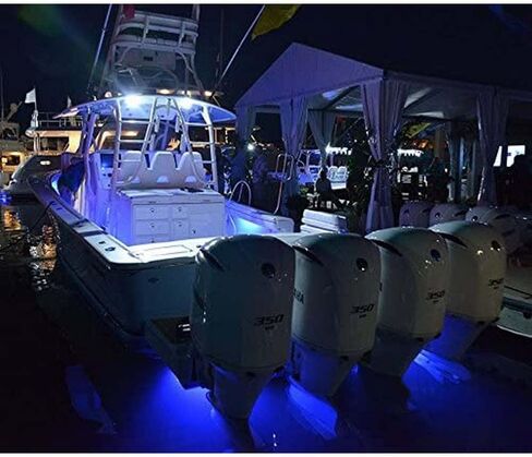 Lumitec Caprera2 LED الموزعة والأضواء الكاشفة على سطح السفينة، حامل قوس، لون مزدوج in Saudi Arabia