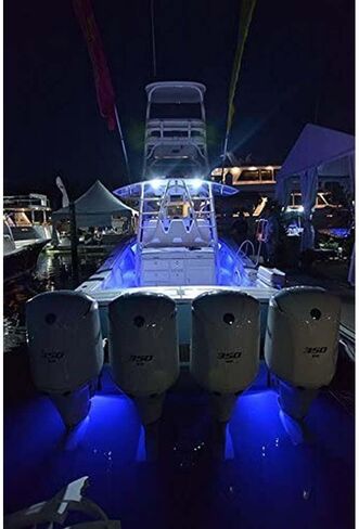 Lumitec Caprera2 LED الموزعة والأضواء الكاشفة على سطح السفينة، حامل قوس، لون مزدوج in Saudi Arabia