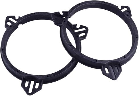 2pcs 6.5 بوصة مكبر الصوت الخلفي للسيارة محول حلقات الفواصل حامل قوس ABS أسود مناسبة ل subaru fit for impreza for forester wrx in Kuwait