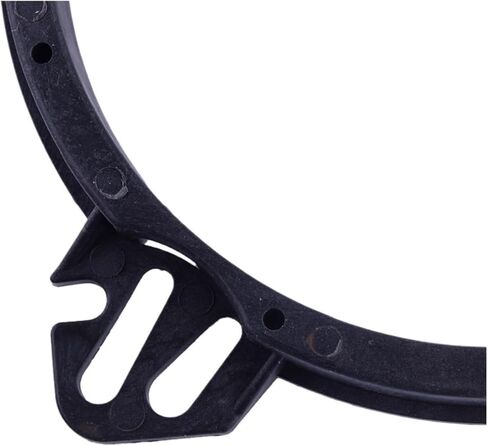 2pcs 6.5 بوصة مكبر الصوت الخلفي للسيارة محول حلقات الفواصل حامل قوس ABS أسود مناسبة ل subaru fit for impreza for forester wrx in Kuwait