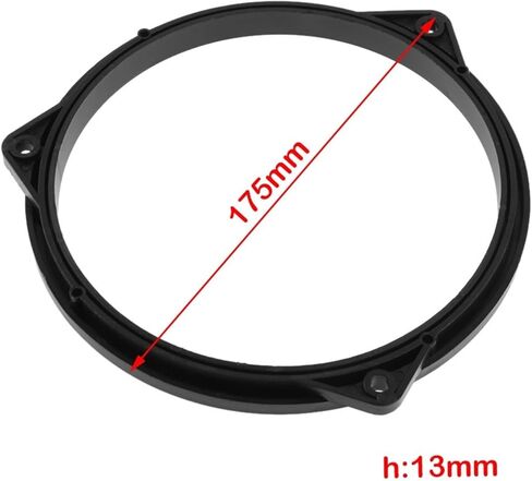 2pcs 6.5 "سيارة مكبر صوت مكبر صوت تصاعد من السيارة الأمامية ، فاصل لوحة فاصل من أجل Hyundai Fit for Kia Automobile Spakeaker ملحق in Kuwait