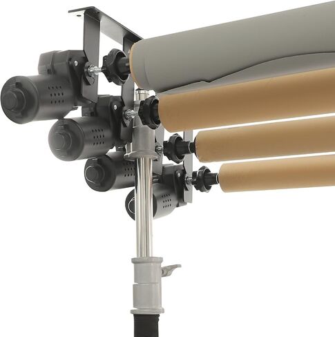 4 Roller Photography Backdrop Roller System,Motorized Electric Background Support System with Remote, Motorized Background Shaft Lifting Device for for Photo Studio in Saudi Arabia
