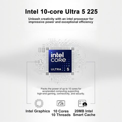 Dell Tower ECT1250 Business Desktop Intel 10-core Ultra 5 225 (Beats Ultra 7 165H) 32GB RAM 1TB SSD Wi-Fi 6 Win11Pro ICP Hub w/Copilot AI in Saudi Arabia