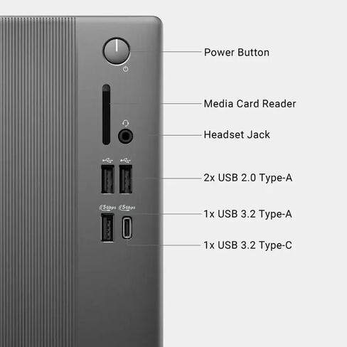 Dell Tower ECT1250 Business Desktop Intel 10-core Ultra 5 225 (Beats Ultra 7 165H) 32GB RAM 1TB SSD Wi-Fi 6 Win11Pro ICP Hub w/Copilot AI in Saudi Arabia