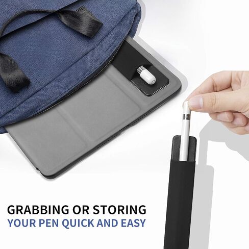 2 Pack Pencil Holder for Apple Pencil 1st 2nd Generation, YUOROS Adhesive Pencil Sleeve for iPad iPad 9th/8th Gen, Tablet Stylus Surface Pen (Black, Black) in Kuwait