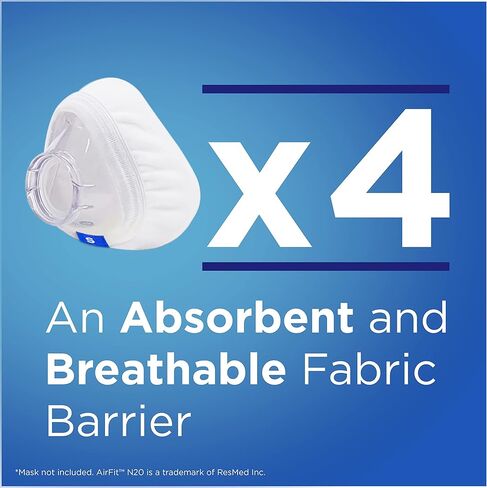 resplabs CPAP Mask Liners - Nasal CPAP Masks sleepliners, Universal Style Liner - 4 Pack in Saudi Arabia