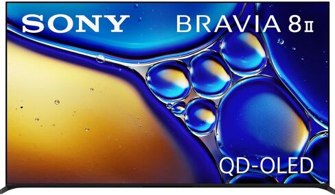 Sony K65xr80m2 Bravia 8 II 65 "QD-OLED 4K HDR TV (2025) حزمة مع حماية حصرية لمدة 26 شهرًا من CPS ، جبل ، كابلات HDMI 2x ، محول Deco Gear Comple in Saudi Arabia