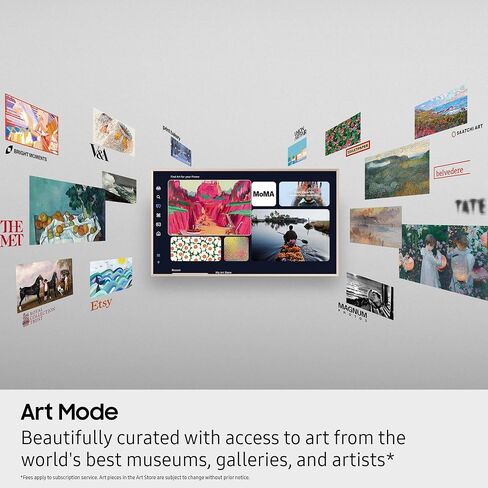 Samsung QN65LS03FWFXZA 65 بوصة الإطار اللاسلكي 4K NEO QLED TV مع خطة حماية العنبر لمدة 3 سنوات (2025) in Saudi Arabia