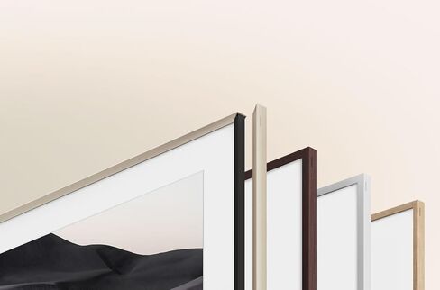 Samsung QN55LS03FAFXZA 55 Inch The Frame QLED 4K Art Mode Vision AI Smart TV with a VG-SCFA55TKB Customizable Bezel - Modern Teak (2025) in Saudi Arabia