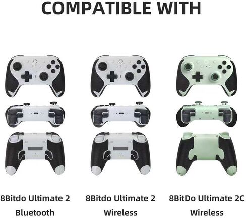 تحكم الأجهزة الساخنة التي تتوافق مع 8BitDO Ultimate 2 إكسسوارات تحكم لاسلكية ، مجموعة الجلد الناعمة ، شريط قبضة مضاد للانزلاق ، امتصاص العرق ، من السهل تطبيق (مقابض + أزرار + مشغلات) in Saudi Arabia